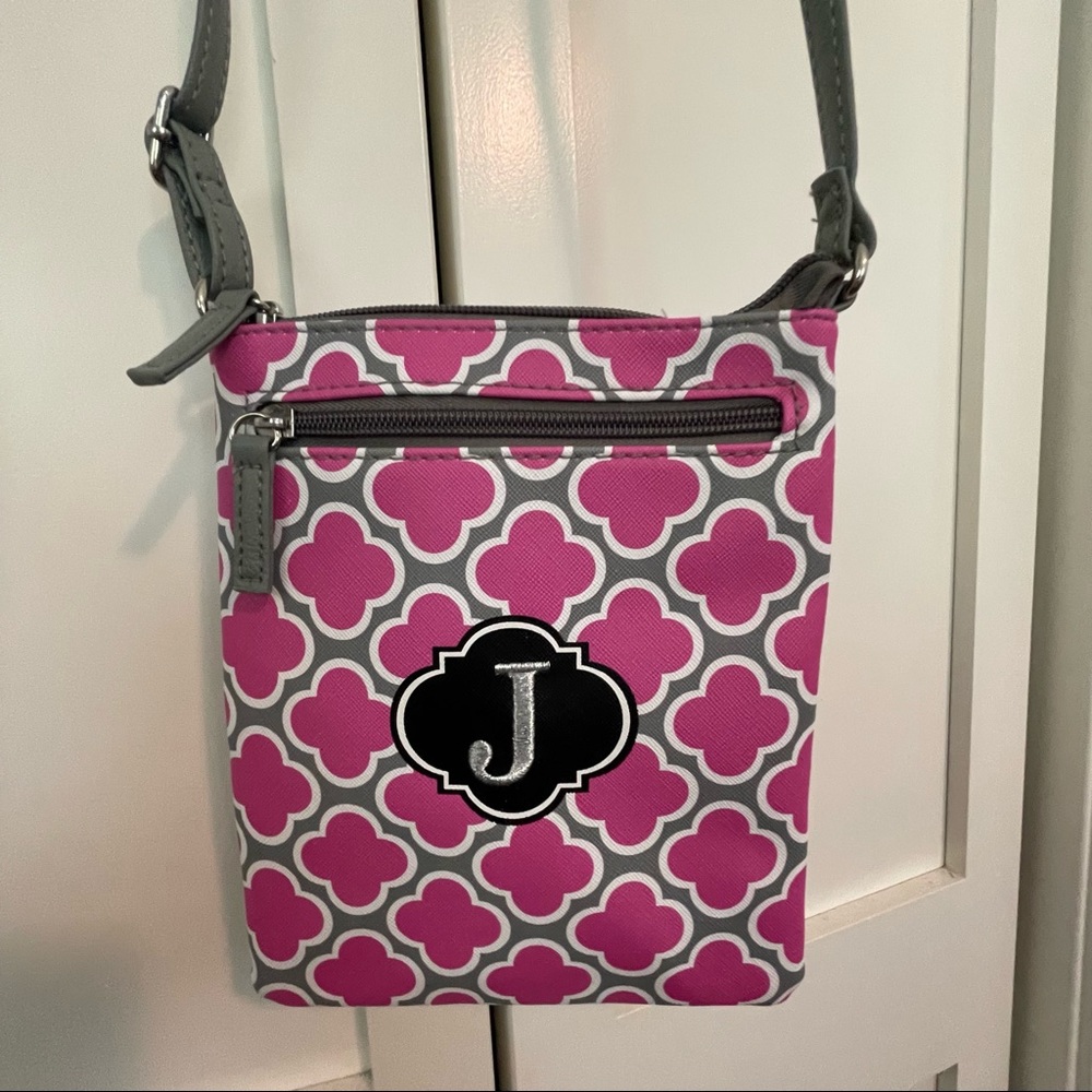 Initial J Crossbody purse / bag